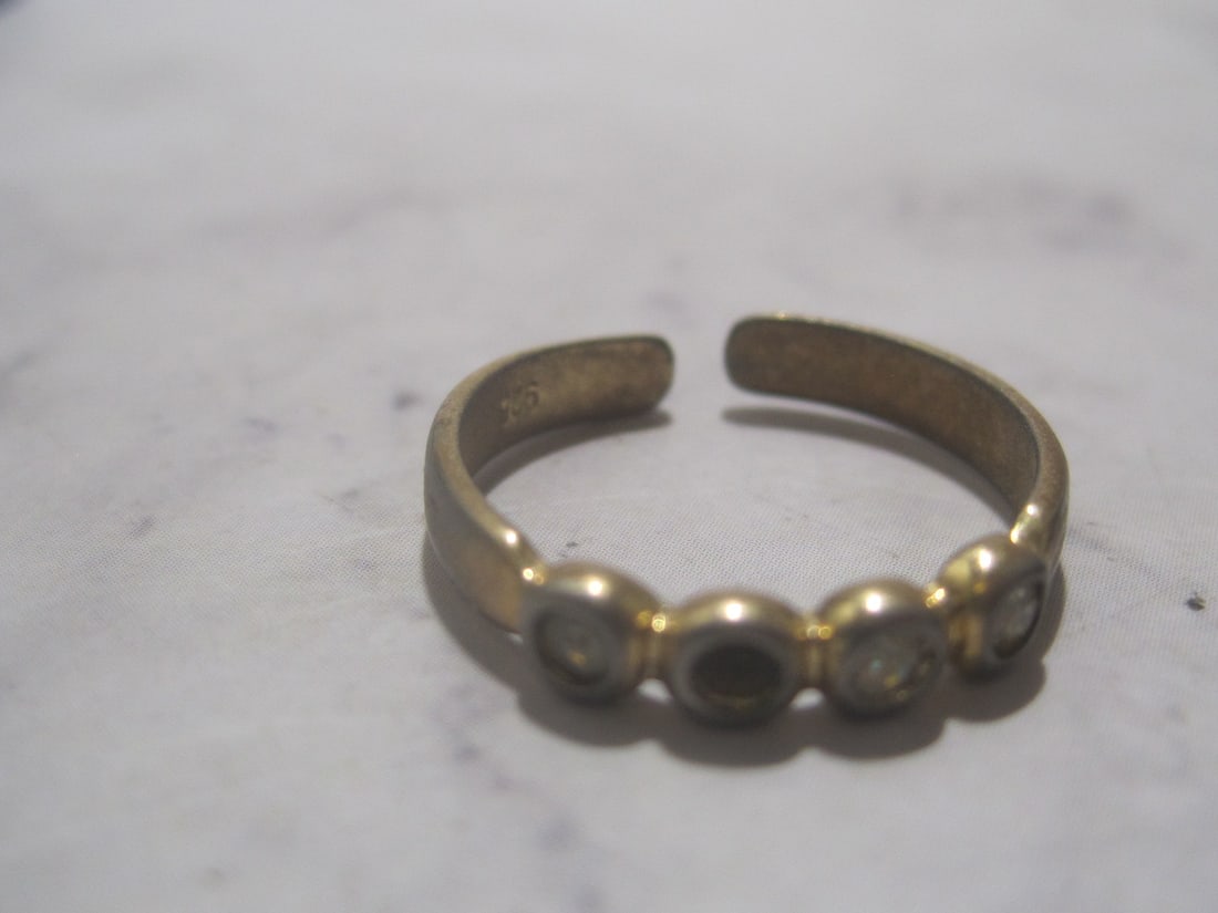 Lot of 2 Sterling Silver Cuff Rings - 3