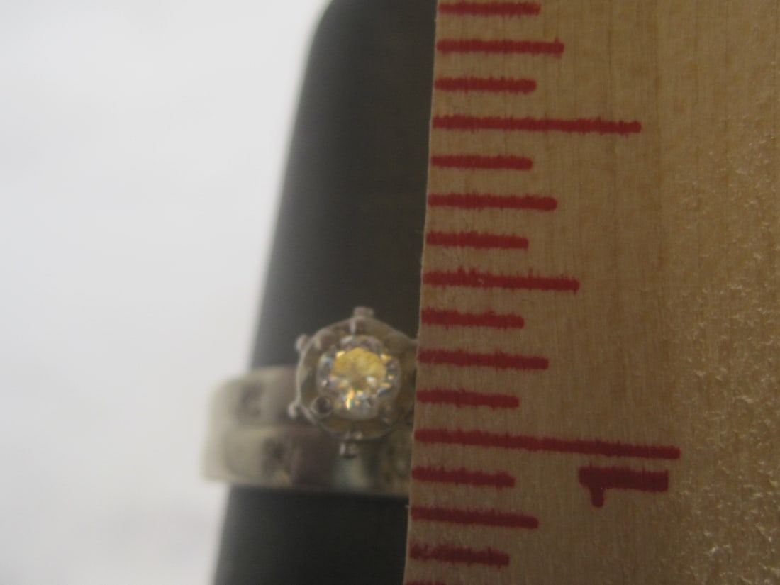 14k White Gold Diamond Wedding Set - 5