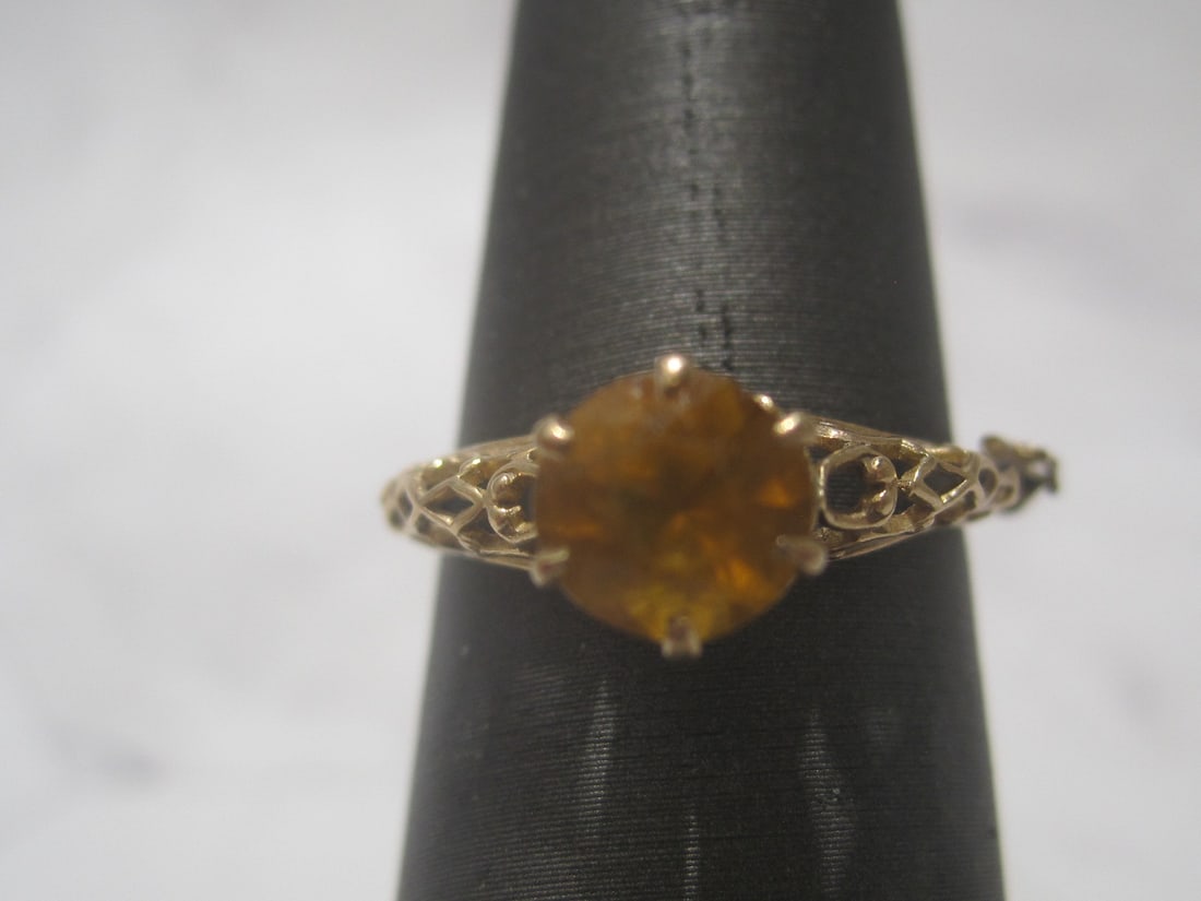 Lot of 2 10k Gold Rings with Stones - 3