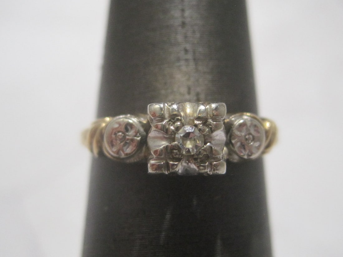 Lot of 2 14k Gold Rings - 2