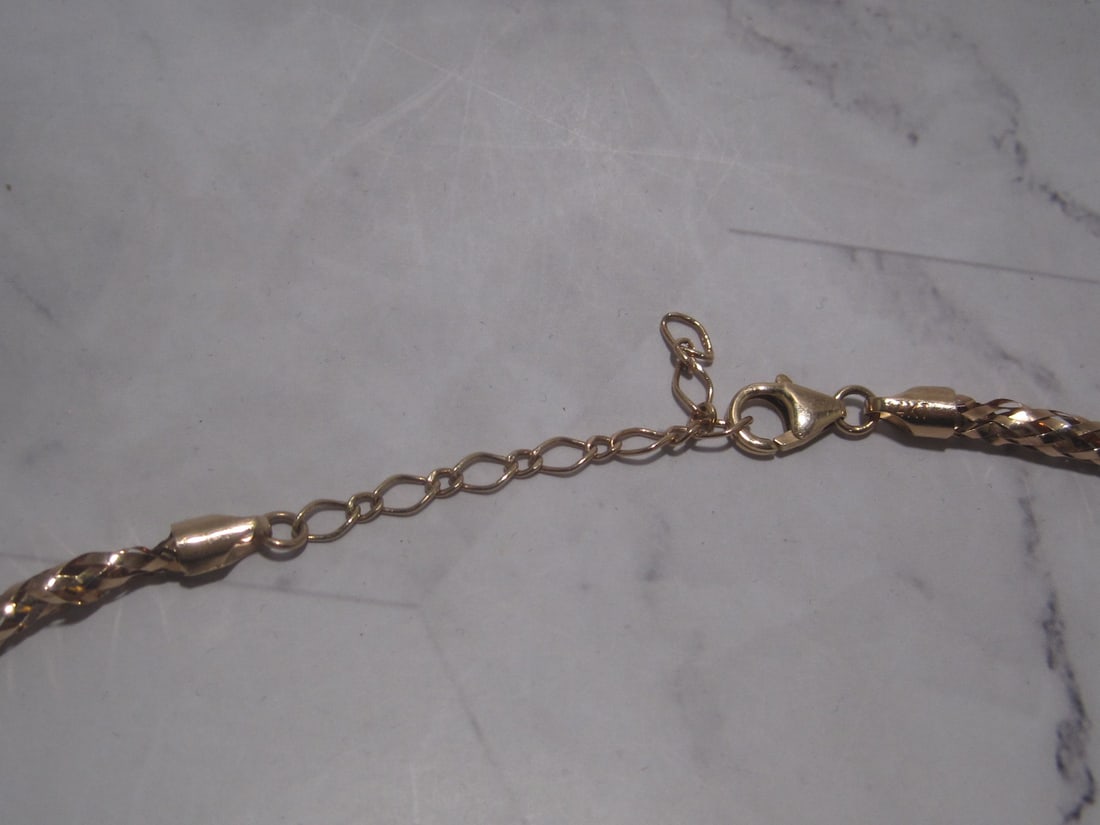 16" 14k Rose Gold Necklace - 4