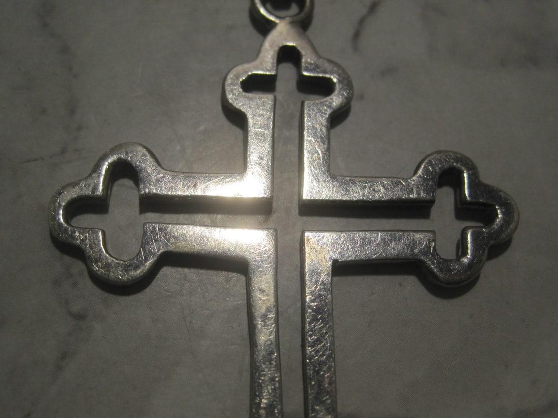 Sterling Silver Cross Pendant - 4