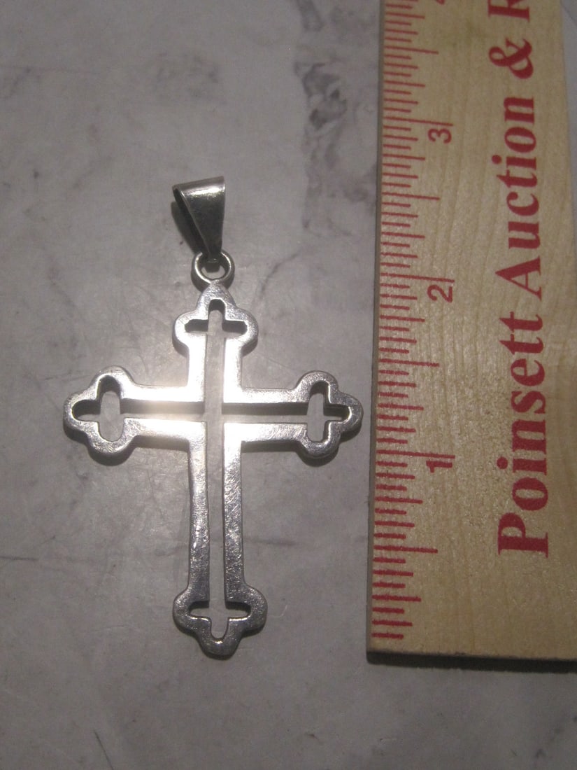 Sterling Silver Cross Pendant - 5