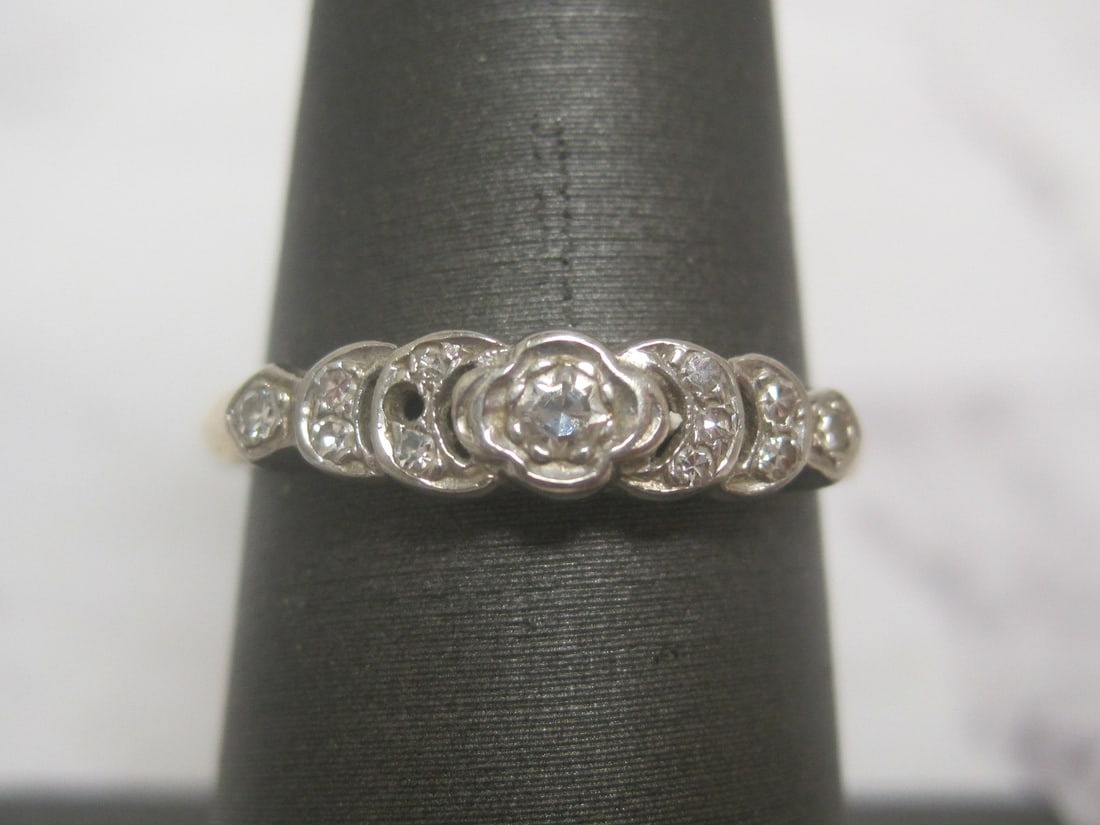 14k Gold Diamond Band Ring (1 of 4)