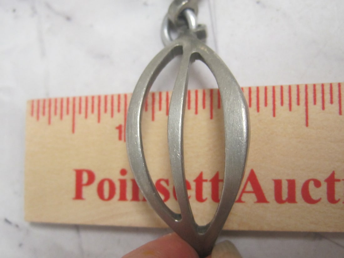 Mid-Century Pewter R. Tennesmed Sweden Bracelet - 4