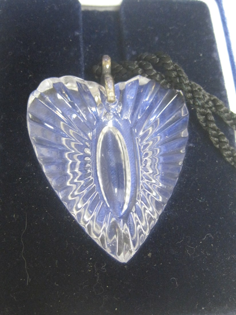 11.5" Waterford Crystal Heart with Rope Necklace - 2