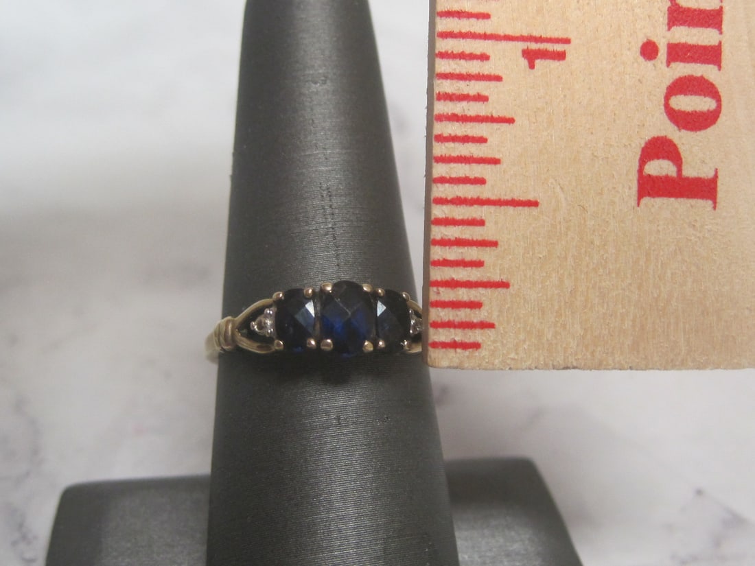 10k Gold Amethyst Ring - 4