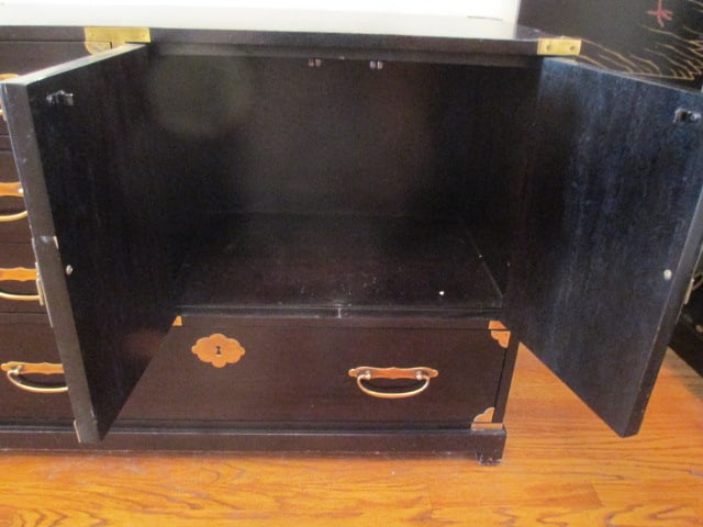 Century Furniture of Distinction Chinoiserie Style Server Chest with Brass Accents - 11