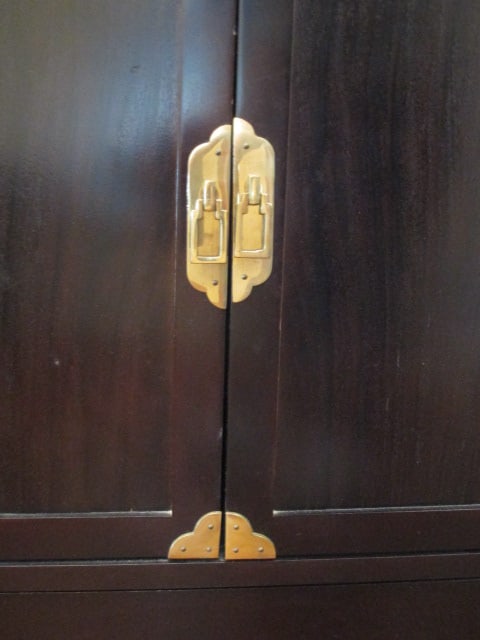 Century Furniture of Distinction Chinoiserie Style Server Chest with Brass Accents - 16