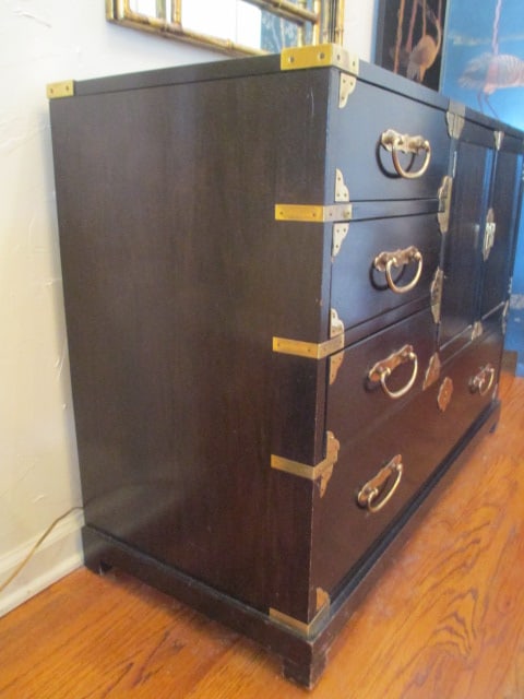 Century Furniture of Distinction Chinoiserie Style Server Chest with Brass Accents - 3