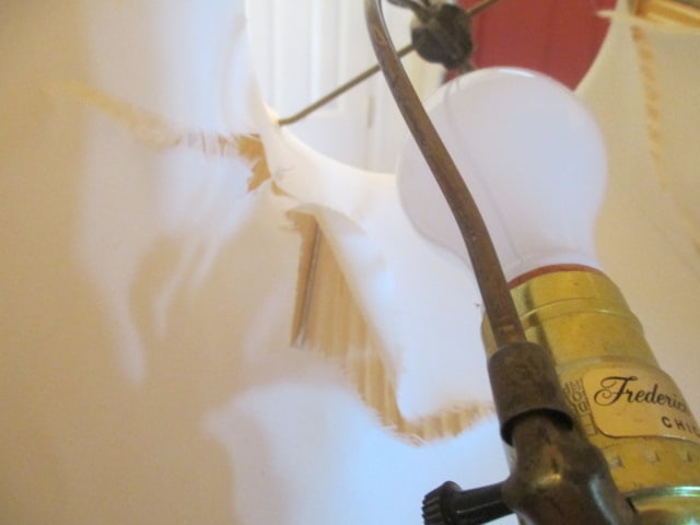 Frederick Cooper Bronze Metal Chinoiserie Style Etched Cranes in Flight Table Lamp - 10