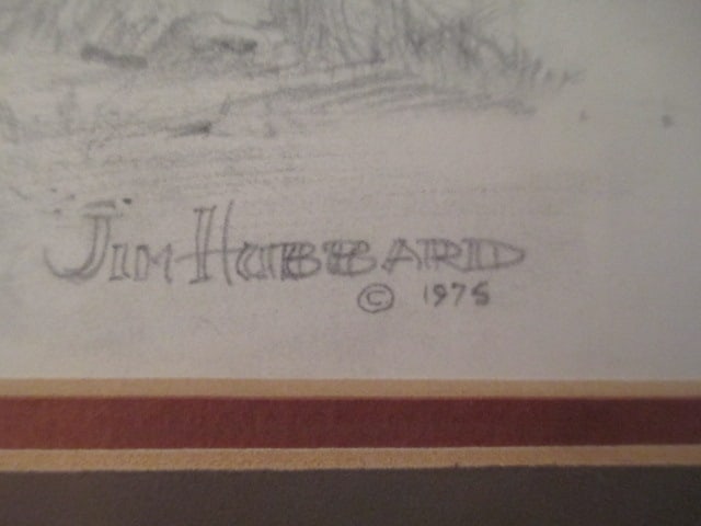 1975 Limited Edition "Trees" Pencil Print by Jim Hubbard - 5
