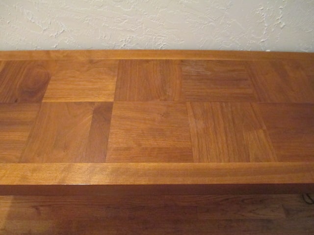 Lane Cherry Block Design Console Table - 3