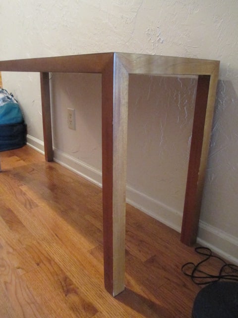 Lane Cherry Block Design Console Table - 5