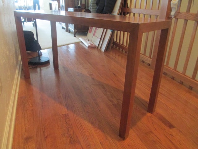 Lane Cherry Block Design Console Table - 7