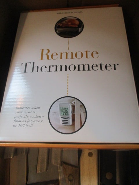 Williams-Sonoma Remote Thermometer, Kitchen Knives and Wood Cutting Boards - 2