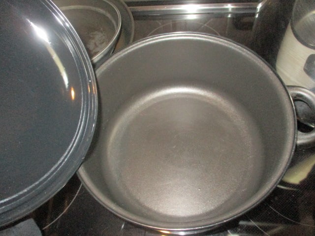 1991 JMP-Newcor Bravo Gourmet Cookware Enamel Nonstick Lidded Stock Pot - 3