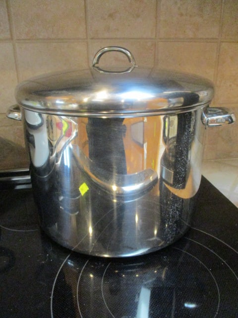 Revere Ware Stainless 16 Quart Lidded Stock Pot (1 of 5)