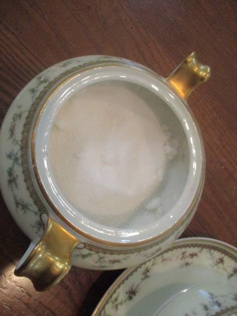 Haviland & Co. Limoges France "Yale" Fine China Creamer, Sugar Bowl and Sauce Boat - 6