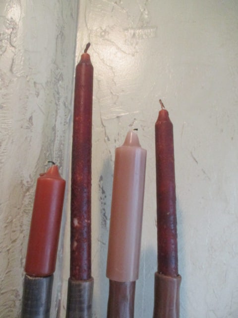 Vintage Mexican Folk Art Pottery Candelabra - 5