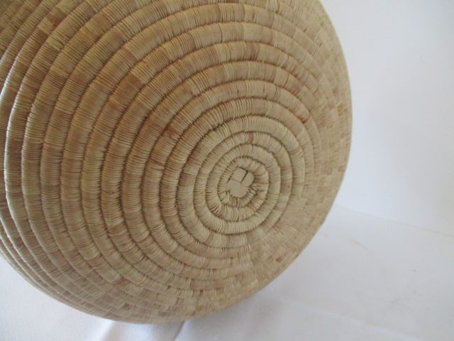 Native American Style Coiled Basket - 3