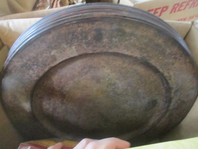 Grouping of Plate Chargers and Paper Party Napkins - 4