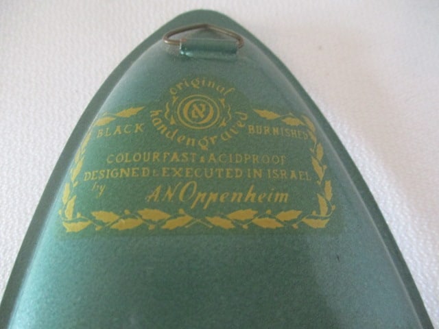 A.N. Oppenheim Black Burnished Enamel Musician Wall Plaques - 5