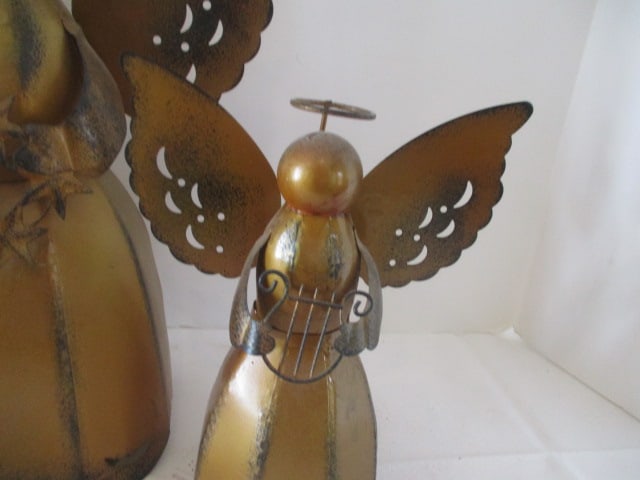 Three Jackson & Perkins Metal Herald Angels - 2