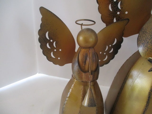 Three Jackson & Perkins Metal Herald Angels - 3