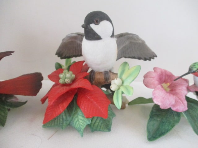 Four Lenox Porcelain Bird Figurines - 4