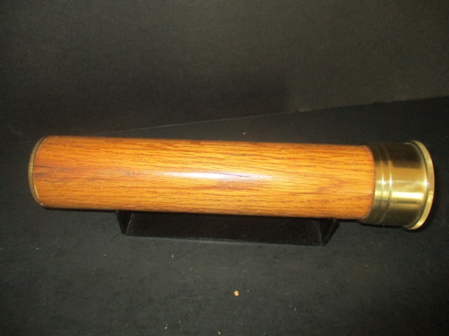 Oak and Brass Kaleidoscope with Stand (1 of 4)