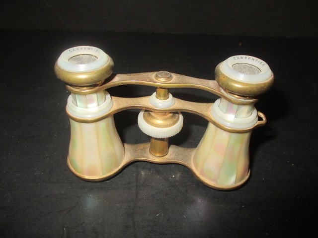 Pair of Vintage Carpentier Paris Mother of Pearl Opera Glasses (1 of 4)