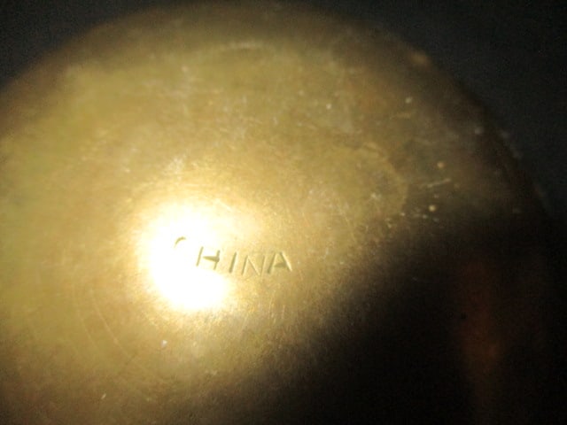 Two Brass Relief Design Bowls - 5