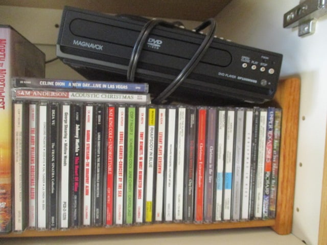 Magnavox DVD Player with Remote, Large Grouping of DVD and VHS Movies and - 4