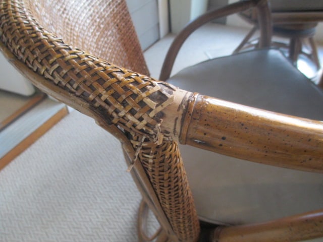 Midcentury Rattan Dinette Set - 14