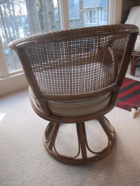 Midcentury Rattan Dinette Set - 9