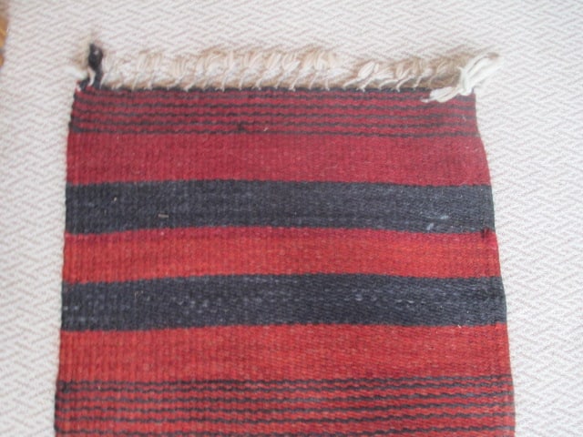 Hand Woven Oaxaco, Mexico Wool and Mohair Weft Area Rug - 2