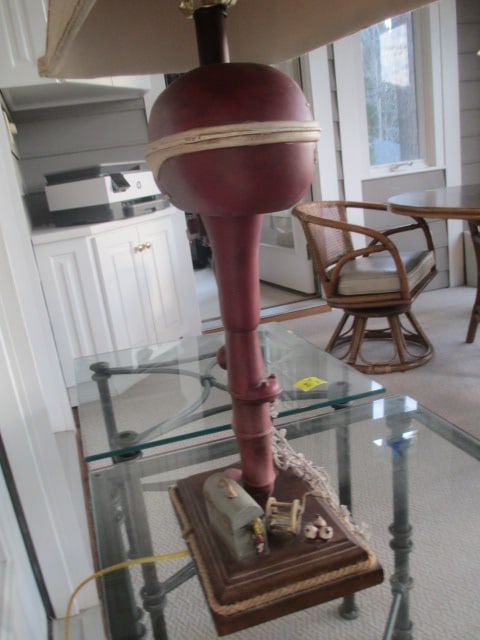 Sculpted "Vintage Series 07" Outboard Boat Motor Table Lamp - 4