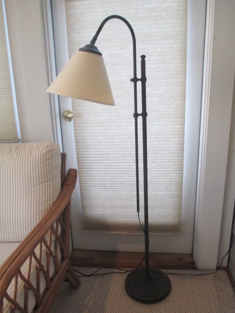 Black Metal Floor Lamp (1 of 4)