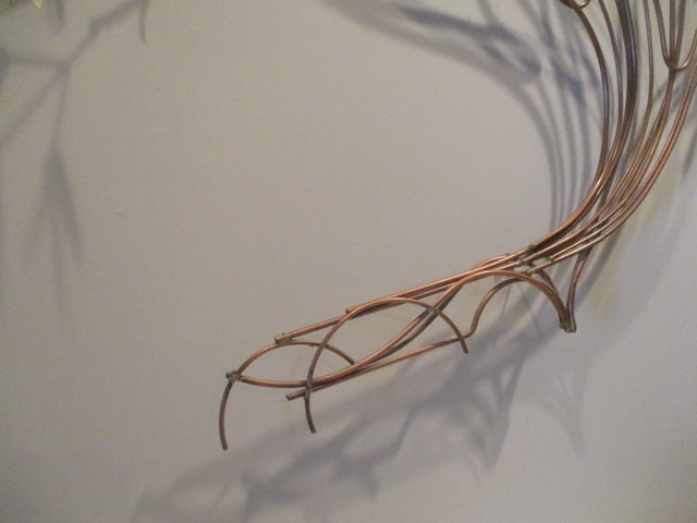 Large Copper and Brass Tree of Life Metal Wall Art - 3