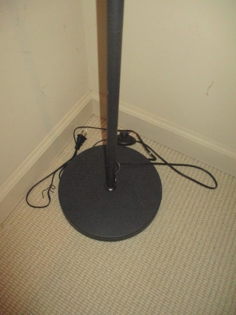 Black 3 Head Adjustable Floor Lamp - 2