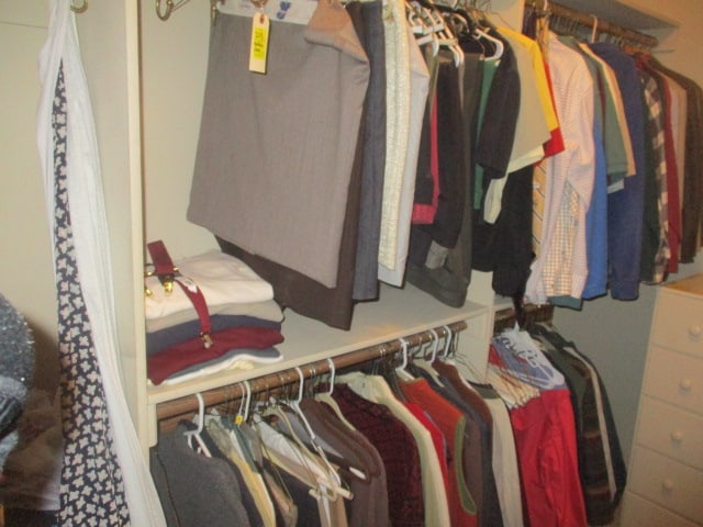 Contents of Master Closet Ladies and Men's Brand Name Clothing (1 of 20)
