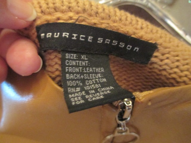 Ladies Maurice Sasson Leather Accent Sweater Jacket, Margaret Godfrey Suede Jacket and - 3