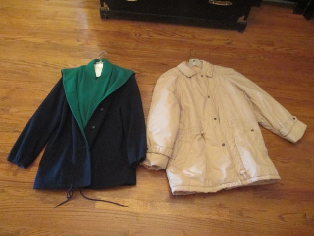 Aigner Ladies Insulated Coat and Authentic Mackintosh Hooded Vestcoat: Mackintosh Size 10, Aigner Size Large 