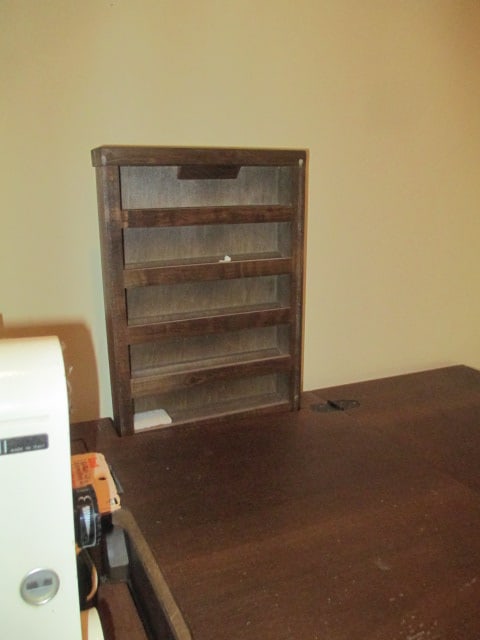 Necchi 544 Sewing Machine in Wood Sewing Cabinet - 16