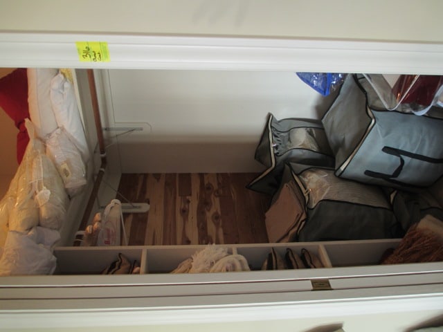 Closet Contents of Bedding, Blankets, Sleeping Pillows, Sheets, Throw Pillows, etc. (1 of 9)