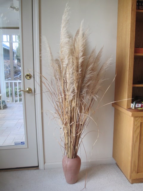 Earthenware Vase with Dried Sea Grass (1 of 6)