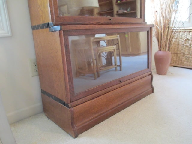 Antique Globe-Wernicke Co. Tiered 4 Stack Oak Barrister Bookcase - 14