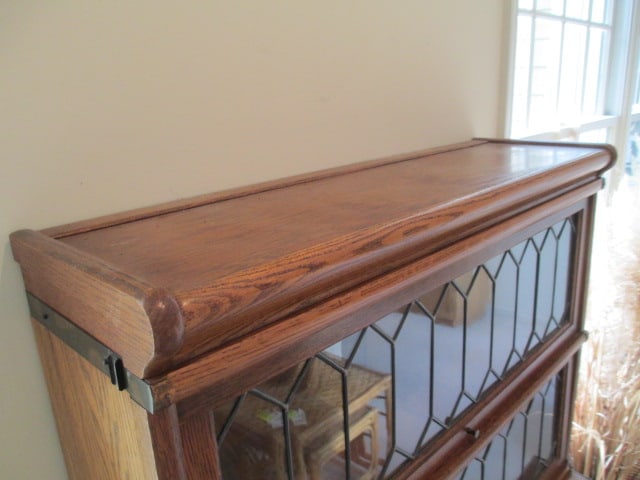 Antique Globe-Wernicke Co. Tiered 4 Stack Oak Barrister Bookcase - 19