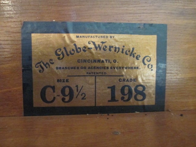 Antique Globe-Wernicke Co. Tiered 4 Stack Oak Barrister Bookcase - 6